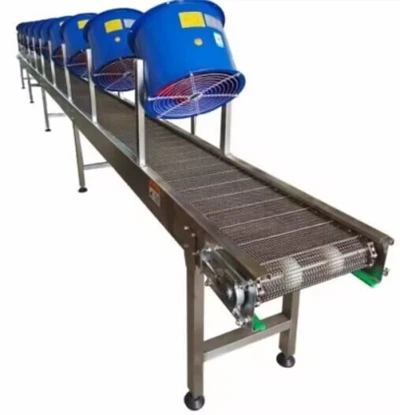 Trasportatore a rete metallica